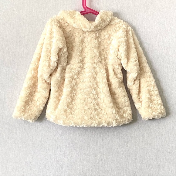 Girls Bolero Style Fluffy Sweater Jacket - Picture 2 of 6